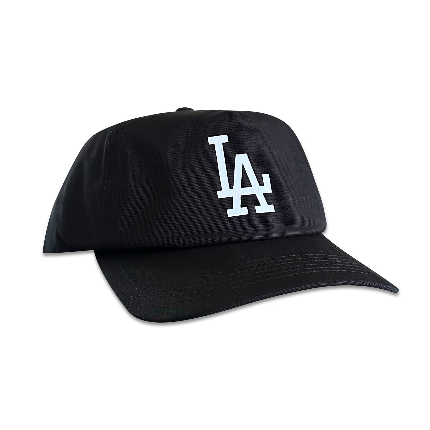 Vintage Los Angeles Dodgers Hat | 5 Panel Black Snapback Hat
