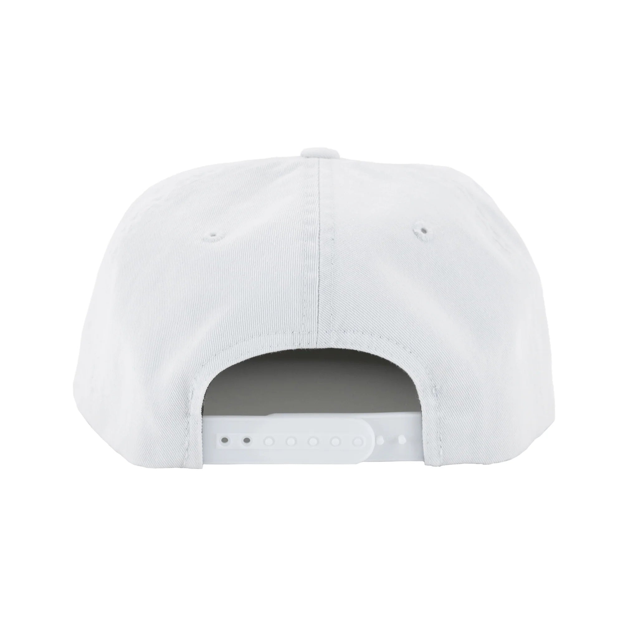 Vintage New York Giants Hat | 6 Panel Snapback Hat, white rear view with adjustable snapback closure from My Store
