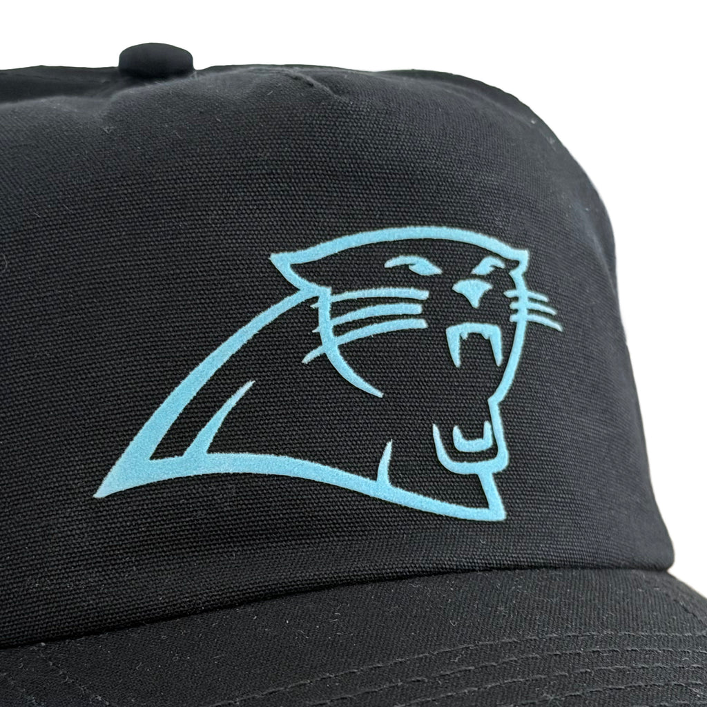 Vintage Carolina Panthers Hat | 5 Panel Black Snapback Hat