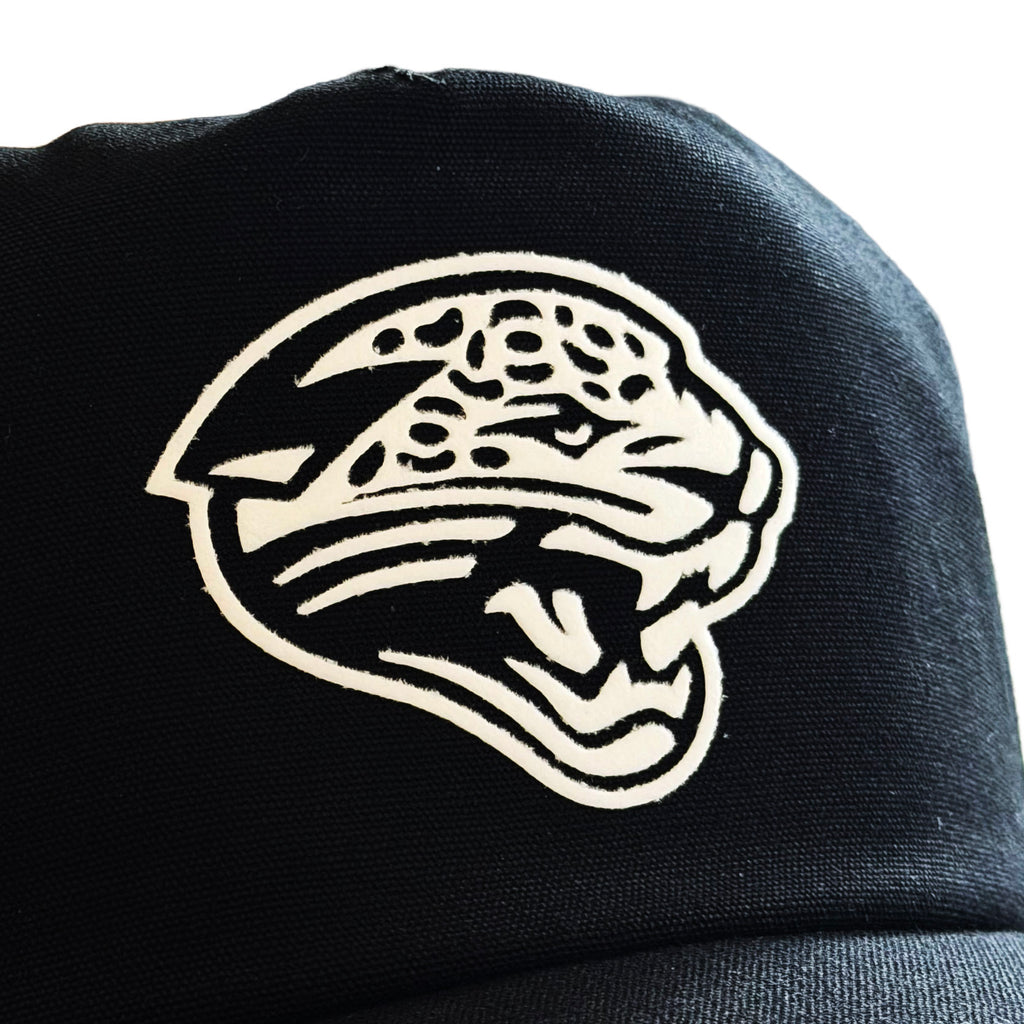 Vintage Jacksonville Jaguars Hat | 5 Panel Black Snapback Hat