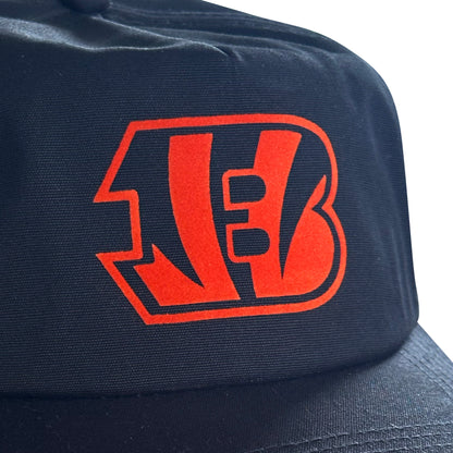 Vintage Cincinnati Bengals Hat | 5 Panel Black Snapback Hat