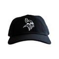 Vintage Minnesota Vikings Hat | 5 Panel Black Snapback Hat