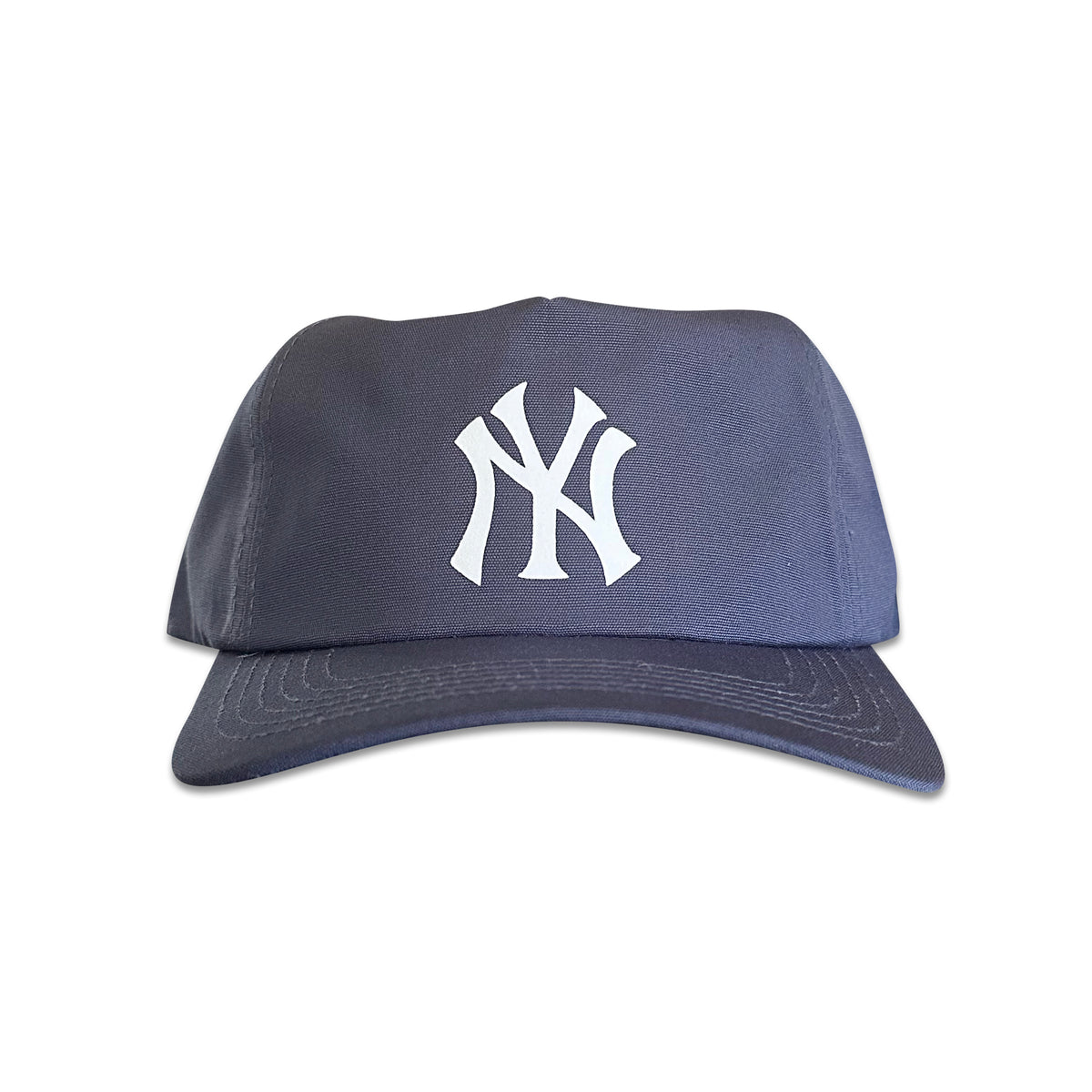 Vintage New York Yankees Hat | 5 Panel Snapback Hat in navy with white Yankees logo, by My Store for Home page and Baseball collection