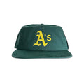 Vintage Oakland A's Hat | 6 Panel Snapback Hat in dark green with yellow Oakland A's logo from My Store's Home page, Baseball, and Featured Hats collections