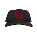 Vintage University of South Carolina Gamecocks Hat | 5 Panel Snapback Hat, black with red Gamecocks logo, from My Store College collection