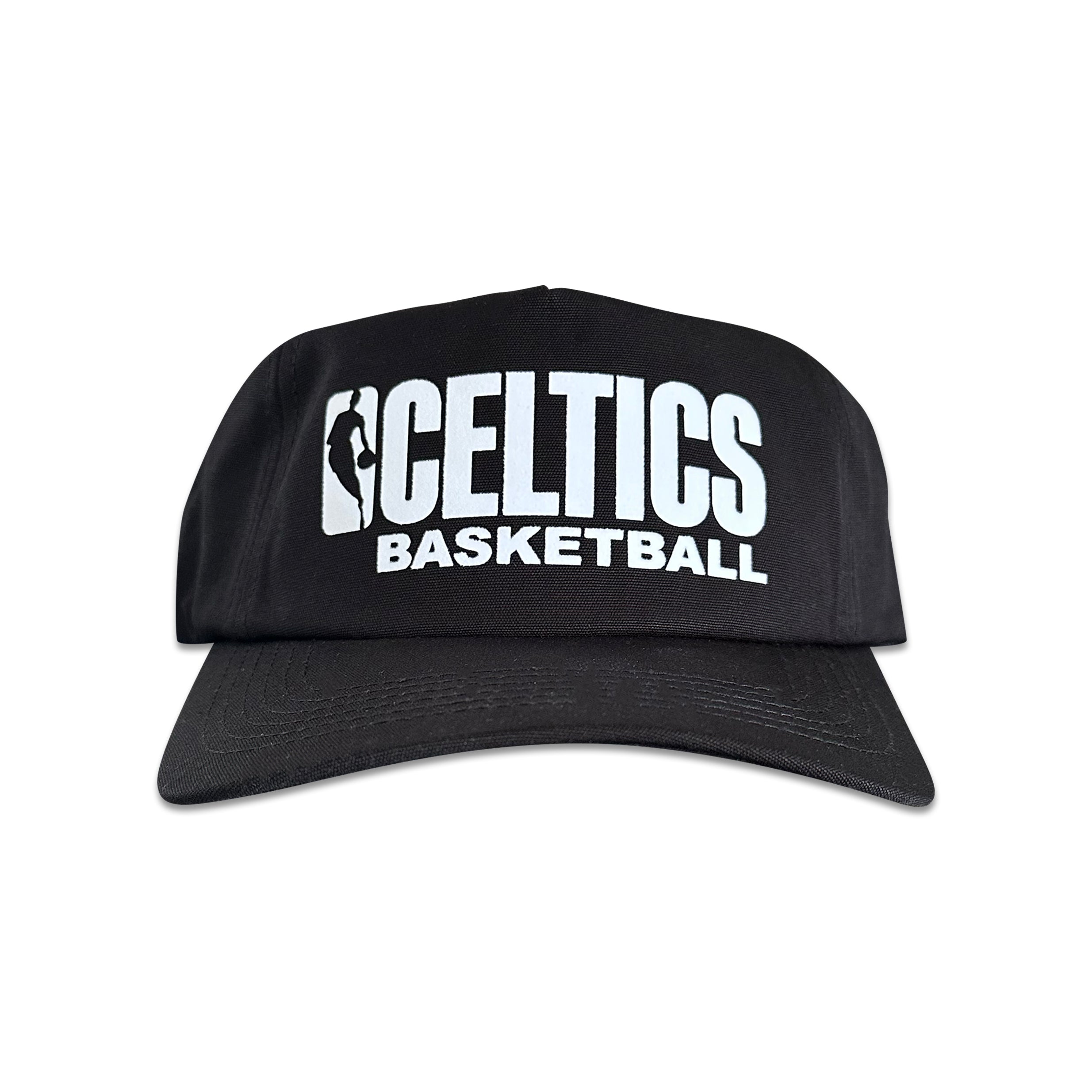 Vintage Boston Celtics Hat | 5 Panel Black Snapback Hat, black cap with Celtics Basketball logo, by My Store for Home page and Basketball