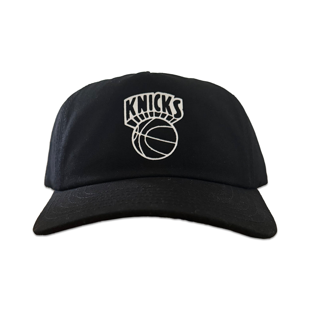 Vintage New York Knicks Hat | 5 Panel Snapback Black Inverse Hat