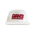 Vintage New York Giants Hat | 6 Panel Snapback Hat in white with red GIANTS lettering, sold by My Store for Home page, Football, Featured Hats, Hot Off The Press