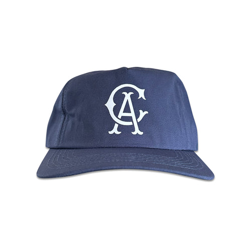 Vintage California Angels Hat | 5 Panel Snapback Anaheim Angels Hat in navy with a white front logo from My Store in Home page and Baseball collections