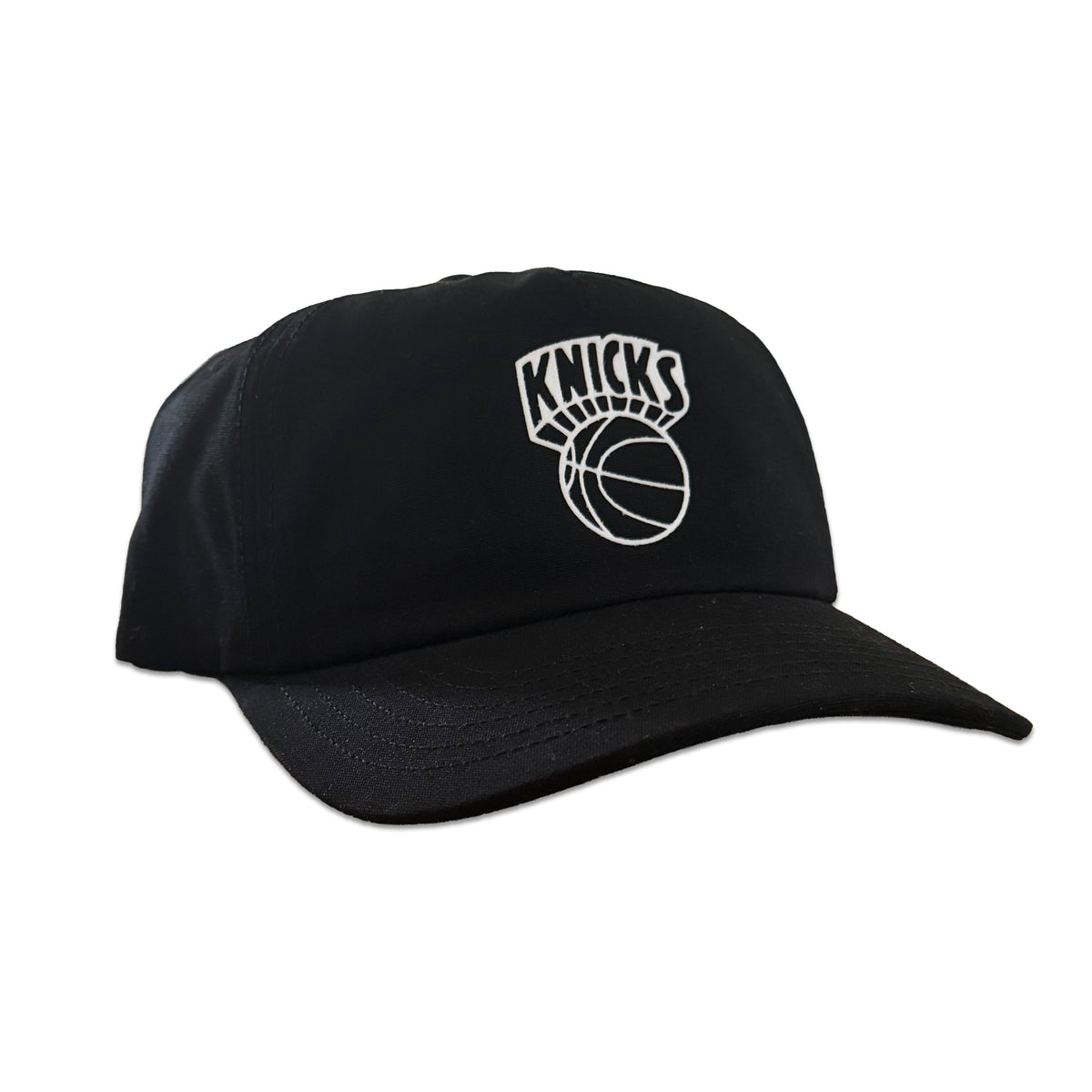 Vintage New York Knicks Hat | 5 Panel Snapback Black Inverse Hat