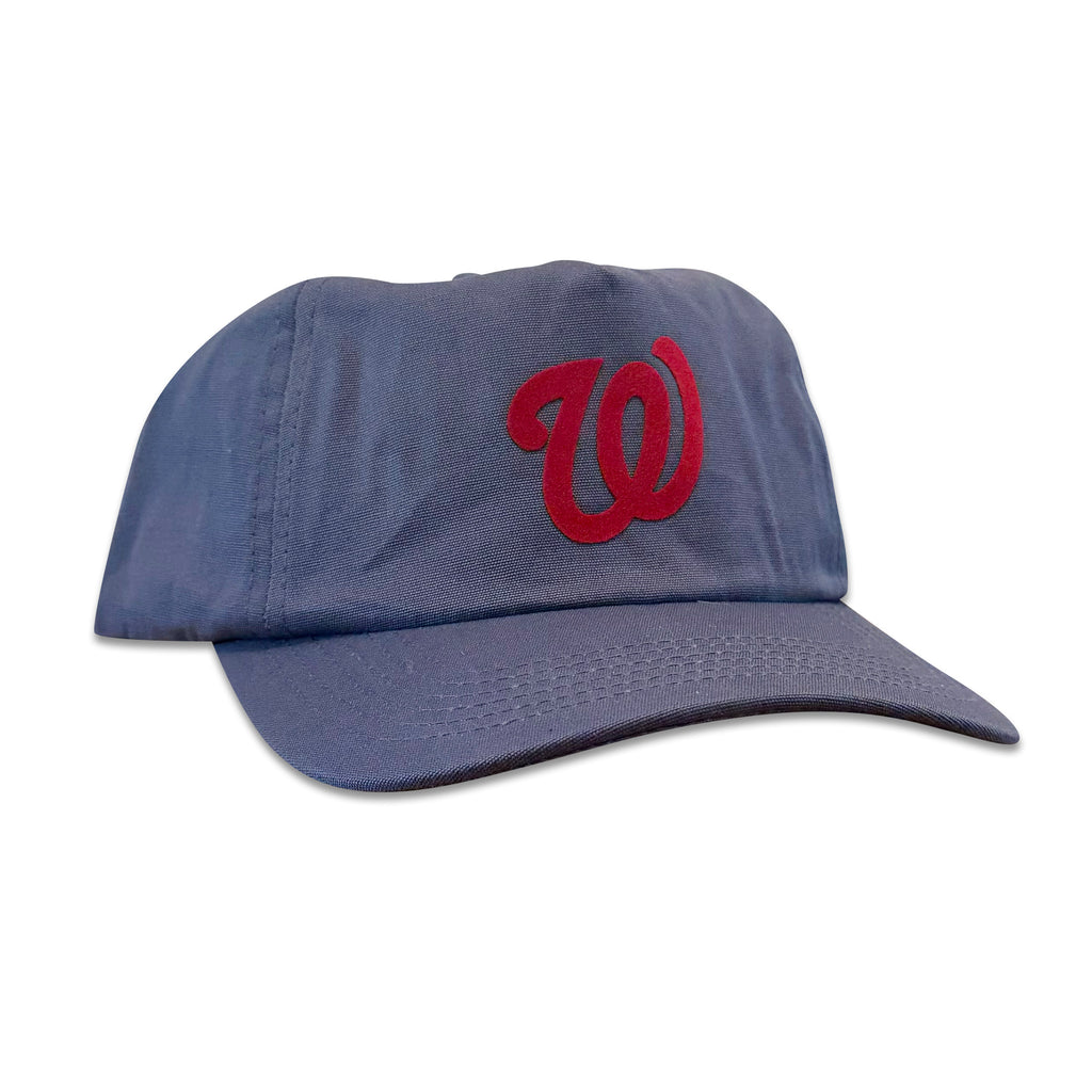 Vintage Washington Nationals Hat | 5 Panel Snapback Hat in navy with red W logo and curved brim, by My Store, from Home page, Baseball, Featured Hats, Hot Off The Press