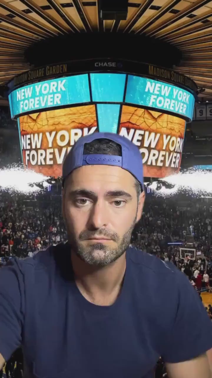 Vintage New York Knicks Hat | 5 Panel Snapback Hat | Inverse