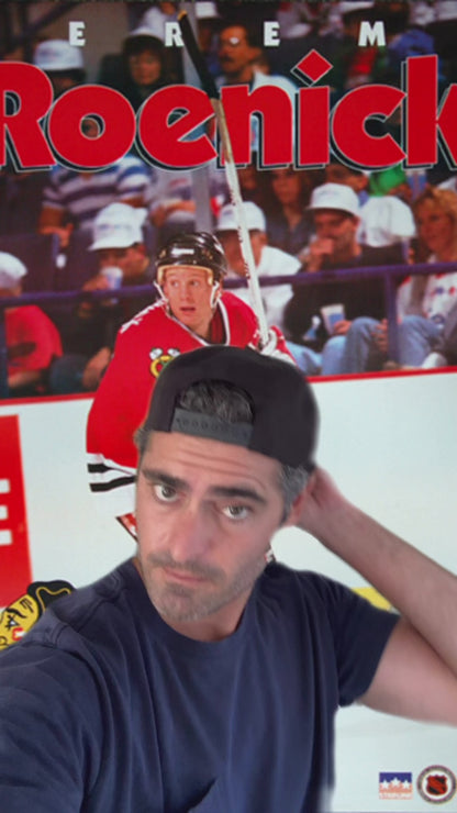Vintage Chicago Blackhawks Hat | 5 Panel Black Snapback Hat