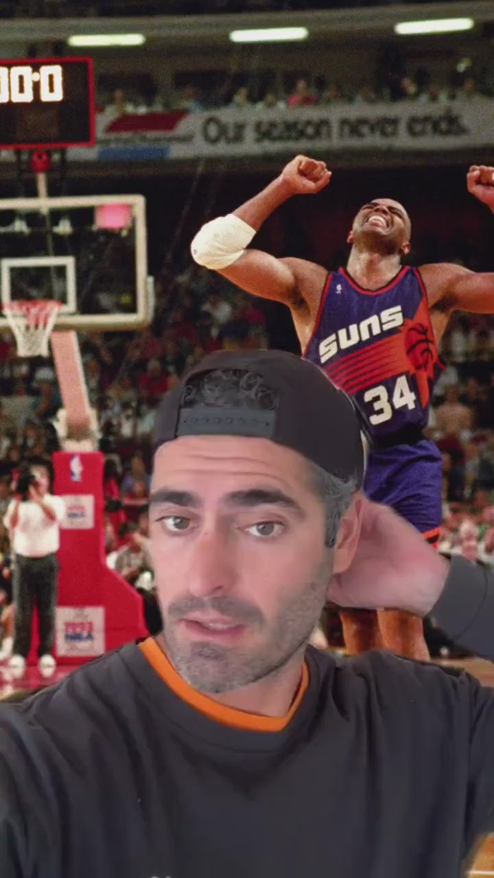 Vintage Phoenix Suns Hat | 5 Panel Black Snapback Hat